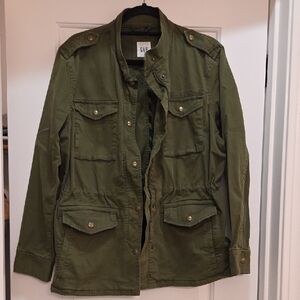 GAP Women's Olive Green Military Field Jacket